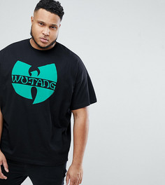 Футболка oversize с принтом Wu Tang Clan ASOS PLUS - Черный