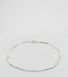 Серебряный браслет из планок и шаров DesignB эксклюзивно для ASOS - Серебряный