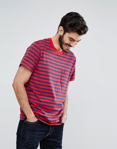 Красная футболка в полоску с карманом Levis Sunset - Красный Levis®
