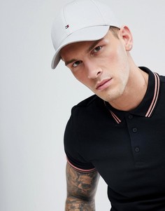 Светло-серая бейсболка с логотипом-флажком Tommy Hilfiger - Серый