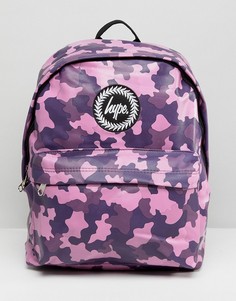 Яркий рюкзак с камуфляжным принтом Hype - Фиолетовый