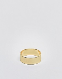 Золотистое кольцо ASOS - Золотой