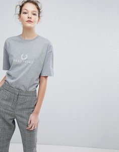 Футболка с логотипом Fred Perry - Серый