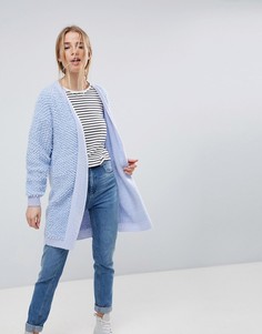 Удлиненный кардиган ASOS - Фиолетовый