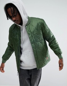 Свободная стеганая куртка Brixton - Зеленый