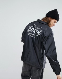 Спортивная куртка с подкладкой из искусственного меха Brixton Garth - Черный