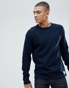Темно-синий лонгслив Abercrombie &amp; Fitch - Темно-синий