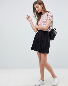 Плиссированная мини-юбка ASOS Tailored - Черный