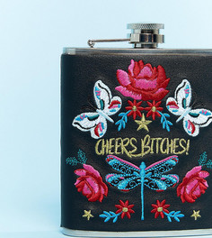Эксклюзивная фляжка с вышивкой Cheers Bitches Skinnydip - Мульти