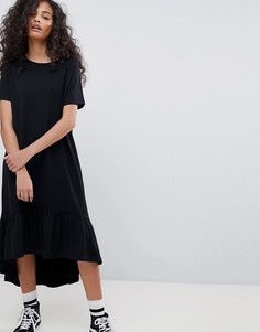 Платье-футболка миди ASOS - Черный
