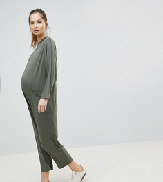 Трикотажный комбинезон с рукавами летучая мышь ASOS Maternity - Мульти