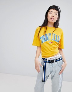 Футболка с логотипом Tommy Jeans - Желтый