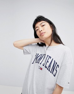 Футболка с логотипом Tommy Jeans - Серый