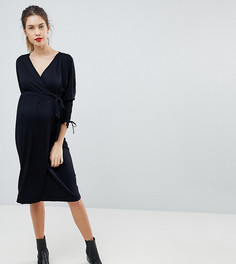 Платье с запахом ASOS MATERNITY NURSING - Черный