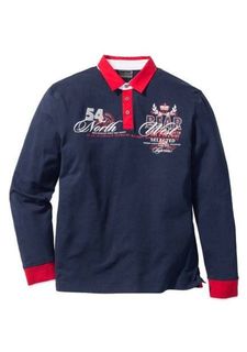 Футболка поло с длинными рукавами