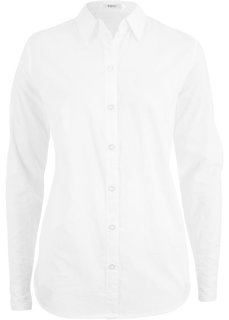 Блузка с длинным рукавом (белый) Bonprix