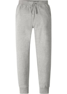 Брюки трикотажные (светло-серый меланж) Bonprix