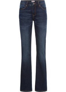 Джинсы эластичные Bootcut, cредний рост (N) (темно-синий) Bonprix