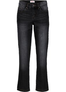 Джинсы длины 7/8, cредний рост (N) (черный) Bonprix