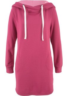 Удлиненный свитшот с длинными рукавами (ягодный) Bonprix