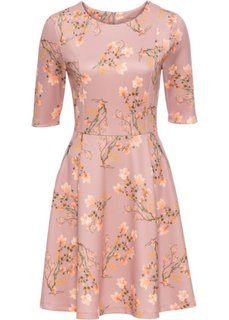 Платье из материала под неопрен (розовый в цветочек) Bonprix