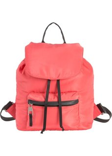 Рюкзак с накладными карманами (нежно-омаровый/черный) Bonprix