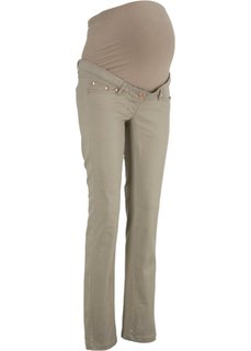 Брюки с прямыми брючинами (новый хаки) Bonprix