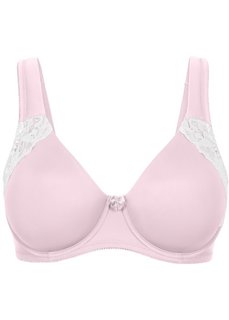 Бюстгальтер под футболку, чашка C (нежно-розовый/белый) Bonprix