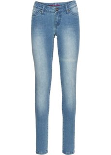 Джинсы Skinny, низкий рост (K) (нежно-голубой) Bonprix