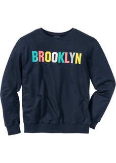 Свитшот Slim Fit (темно-синий) Bonprix