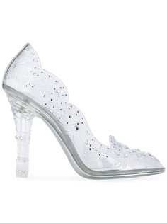 декорированные туфли с цветочными элементами Dolce &amp; Gabbana