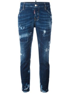 джинсы с потертой отделкой Cool Girl Dsquared2