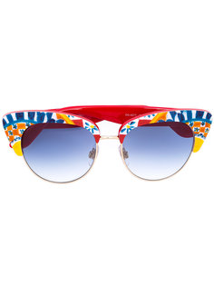 солнцезащитные очки с узором Mambo Dolce &amp; Gabbana Eyewear