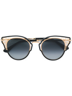 солнцезащитные очки в оправе "кошачий глаз" Jimmy Choo Eyewear