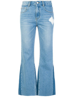 укороченные расклешенные джинсы Sjyp