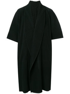 пиджак со складками и короткими рукавами  Homme Plissé Issey Miyake