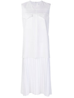 плиссированное платье миди  Victoria Victoria Beckham