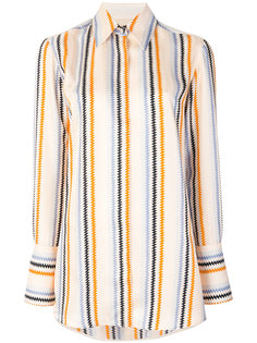 рубашка с зигзагообразным узором Victoria Victoria Beckham
