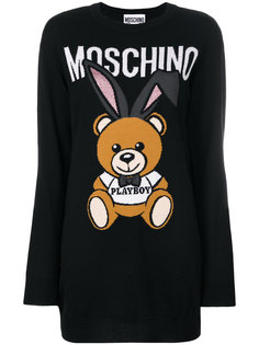 платье-свитер Playboy Toy Bear Moschino