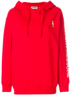 lightning bolt embroidered hoodie Essentiel Antwerp