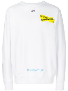 толстовка с контрастными полосками Off-White