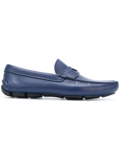 мокасины на рифленой подошве Prada