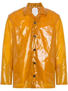 плащ с пластиковым эффектом Jil Sander
