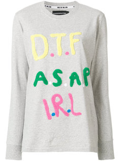 applique sweatshirt House Of Holland