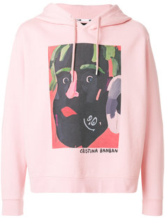 illustrated print hoodie  House Of Holland