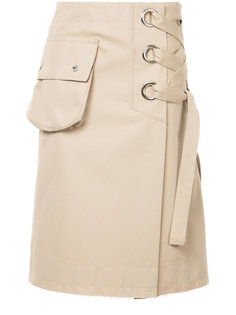 lace-up midi skirt Sacai