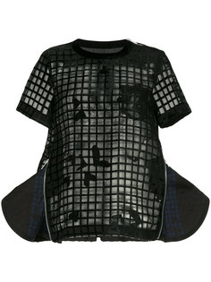 heart sheer blouse Sacai