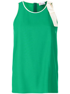 топ с бантом на плече Red Valentino