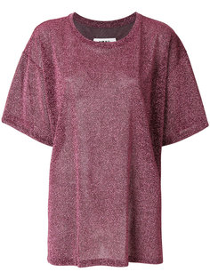 футболка с блестящей отделкой Mm6 Maison Margiela