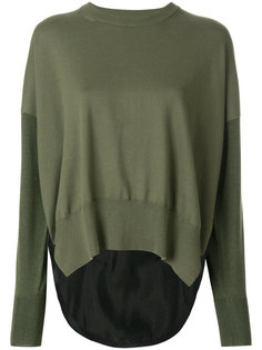 джемпер с контрастными панелями Mm6 Maison Margiela